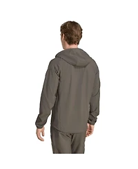 Adidas Men's Olive Real Madrid 2025/26 Tiro Vis Tech Travel Jacket
