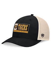 Top of the World Men's Black/Natural Grambling Tigers Bennett Trucker Adjustable Hat