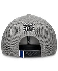 Fanatics Men's Gray Toronto Maple Leaf's Authentic Pro Home Ice Trucker Adjustable Hat