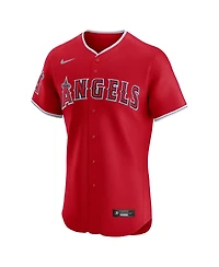 Nike Men's Red Los Angeles Angels Alternate Elite Jersey