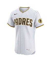 Nike Men's Manny Machado White San Diego Padres Home Elite Player Jersey