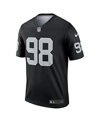 Nike Men's Maxx Crosby Black Las Vegas Raiders Team Legend Jersey