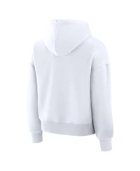 Fanatics Women's White Utah Mammoth Primary Logo Legacy Fleece Pullover Hoodie