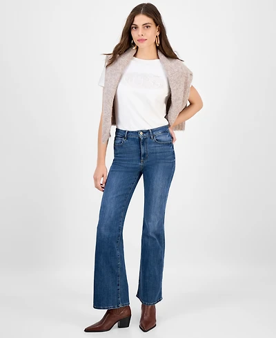 Guess Women's Classic Faye High Rise Bootcut Jeans