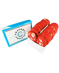 The Cravory Red Velvet Cookies Gift Box, 24 Cookies