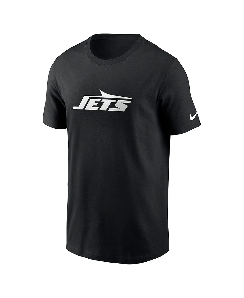 Nike Men's Black New York Jets Primary Logo T-Shirt