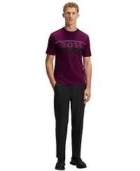 Boss by Hugo Men's Cotton-Jersey Logo T-Shirt