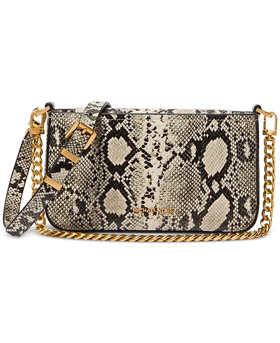 Michael Michael Kors Small Bryant Convertible Crossbody Leather Pouchette