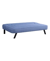Serta 66.1" Polyester Forrest Convertible Futon