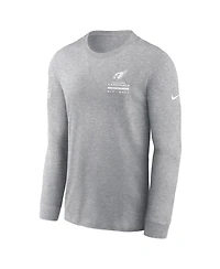 Nike Men's Gray Arizona Cardinals Sideline Performance Long Sleeve T-Shirt