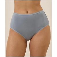 Pact Women's Organic Cotton Everyday High Rise Brief 6-Pack