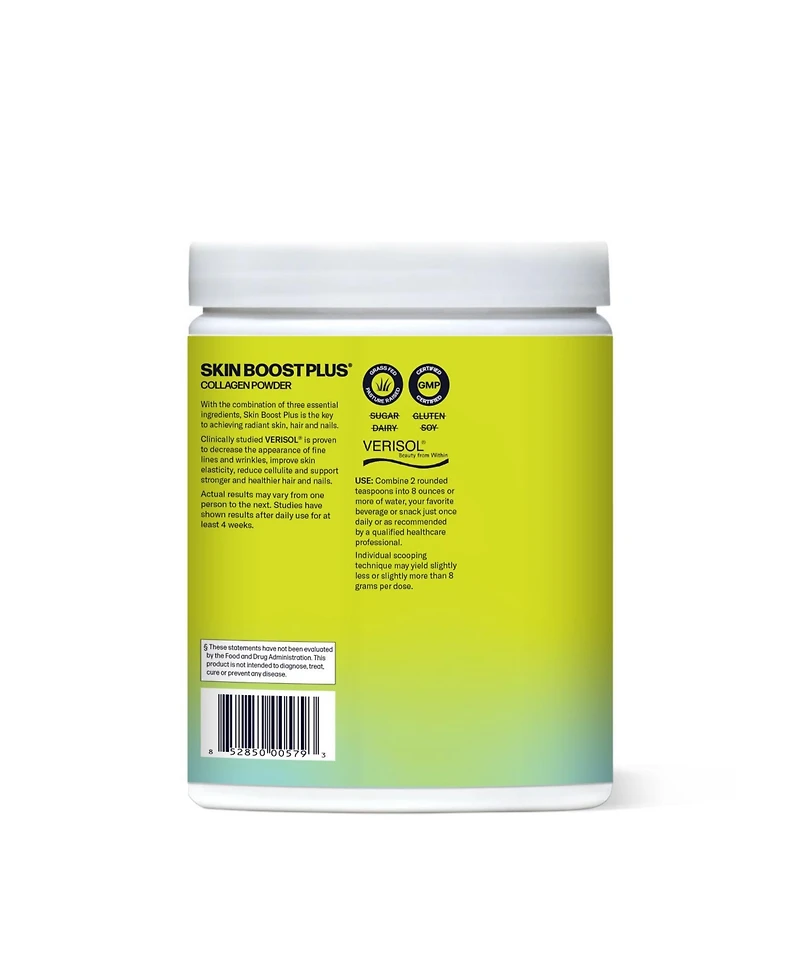 Skin Boost Plus [50-Serves] | Collagen Powder Supplement with Verisol Bioactive Hydrolyzed Peptides, Vitamin C & Hyaluronic Acid