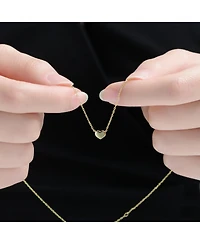 GiGiGirl 14K Gold Plated Heart Pendant Necklace