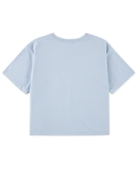 abercrombie kids Girls Floral Ny Crest Boxy T-Shirt