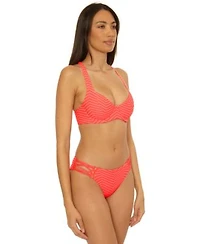 Becca Womens Connect Underwire Bikini Top Hipster Bottoms