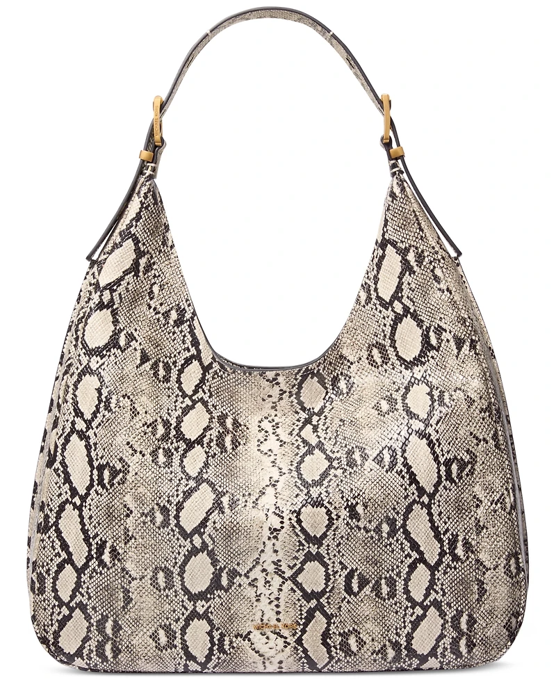 Michael Michael Kors Nolita Large Hobo Leather Shoulder Bag