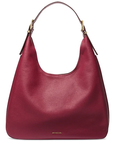 Michael Kors Nolita Large Leather Hobo Shoulder Bag