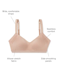 Warners Easy Does It Underarm-Smoothing with Seamless Stretch Wireless Lightly Lined Comfort Bra RM3911A