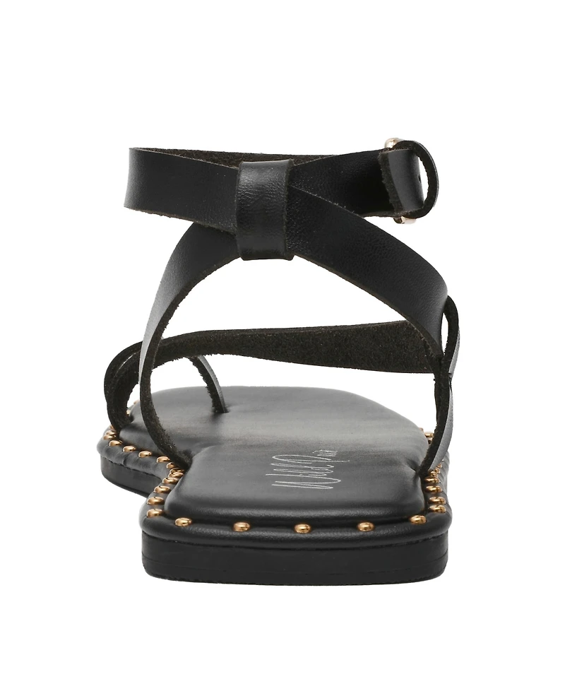 Wild Pair Women's Genessis Buckle Flat Sandals, Exclusively at Macy's
