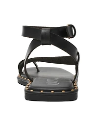 Wild Pair Women's Genessis Buckle Flat Sandals, Exclusively at Macy's