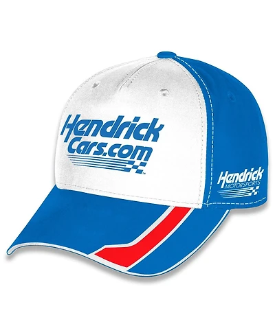 Checkered Flag Sports Men's and Women's Blue/White Kyle Larson HendrickCars.com Uniform Adjustable Hat