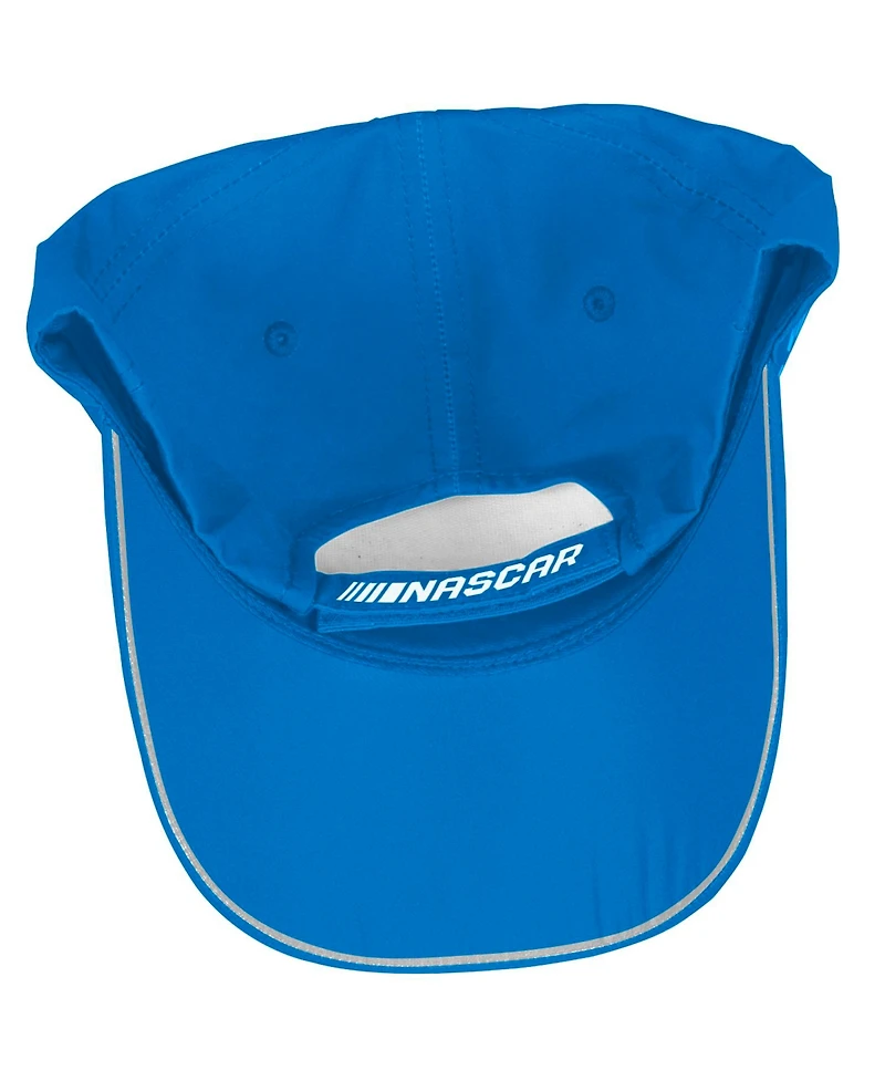 Checkered Flag Sports Men's and Women's Blue/White Kyle Larson HendrickCars.com Uniform Adjustable Hat