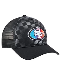 New Era Men's Black San Francisco 49ers Gradient 9FORTY Adjustable Hat