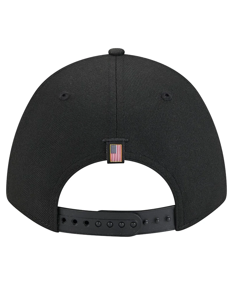 New Era Men's Black San Francisco Giants American Flag 9FORTY M-Crown A-Frame Adjustable Hat