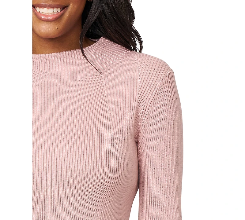 Melissa Paige Women's Mock-Neck Rib-Knit Sweater