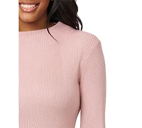 Melissa Paige Women's Mock-Neck Rib-Knit Sweater