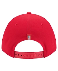 New Era Men's Red Los Angeles Angels American Flag 9FORTY M-Crown A-Frame Adjustable Hat