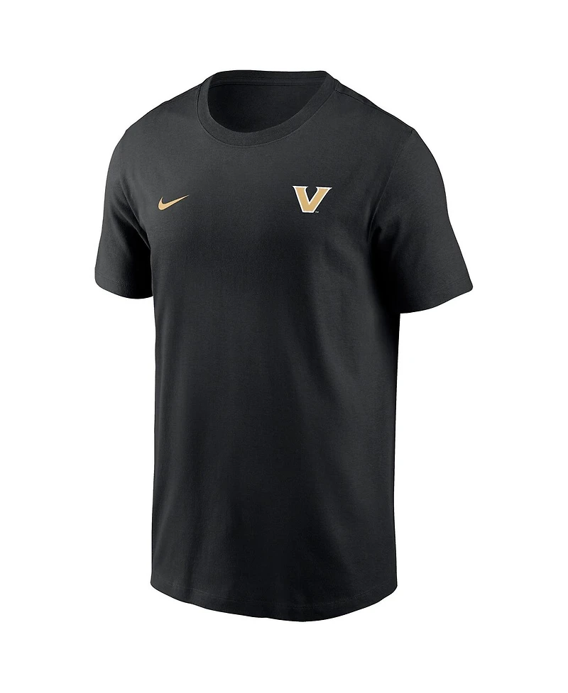 Nike Men's Black Vanderbilt Commodores 2025 Sideline Legend Performance T-Shirt
