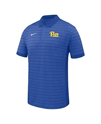 Nike Men's Royal Pitt Panthers 2025 Early Season Coaches Sideline Victory Stripe Performance Polo Shirt