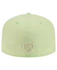 New Era Men's Green Inter Miami Cf Color Pack A-Frame 59FIFTY Fitted Hat