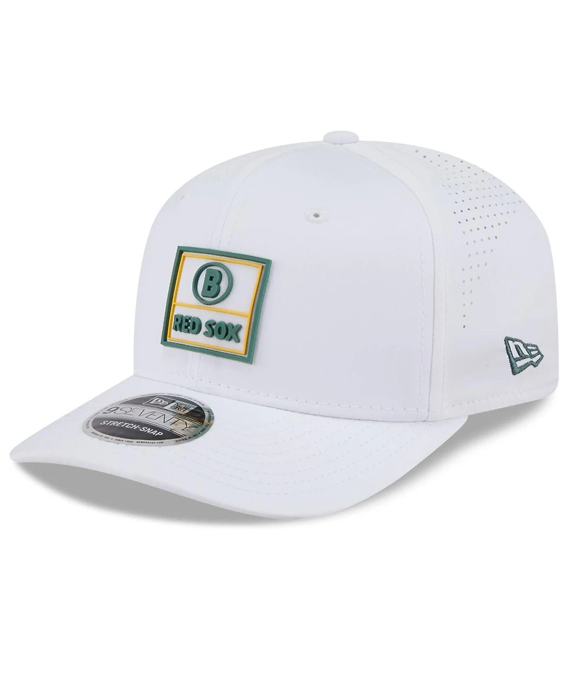 New Era Men's White Boston Red Sox 2025 City Connect Fan Pack 9SEVENTY Adjustable Hat