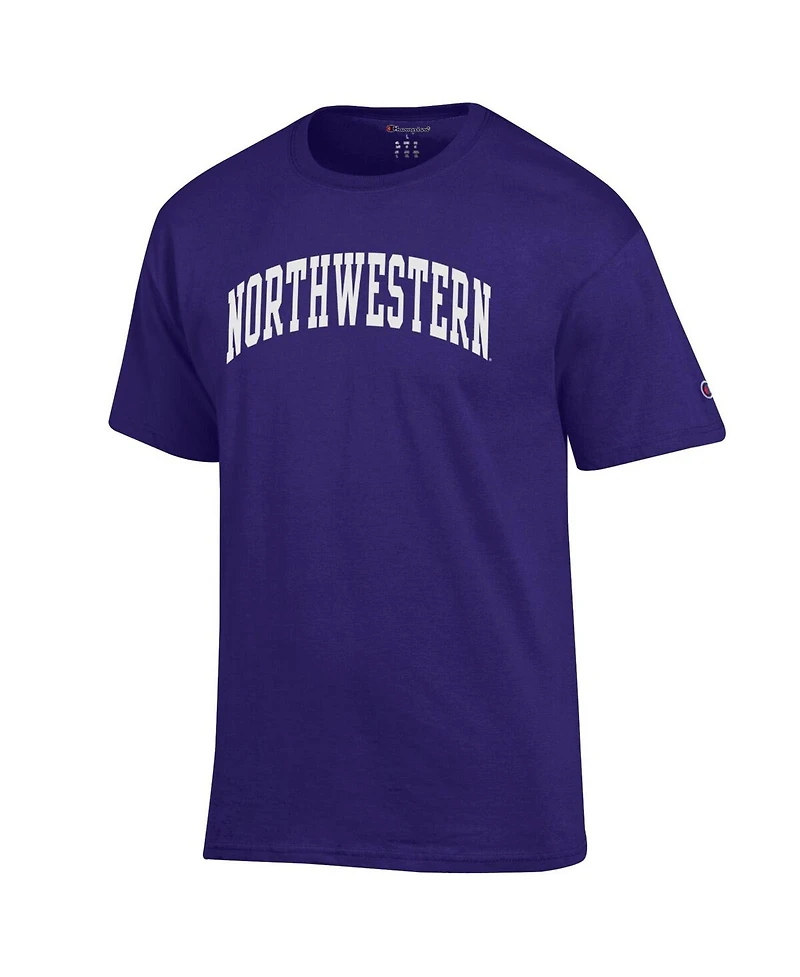 Champion Men's Purple Northwestern Wildcats Basic Arch T-Shirt