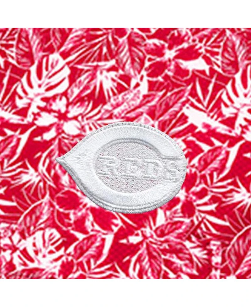 Antigua Men's Red Cincinnati Reds Resort Button-Up Shirt