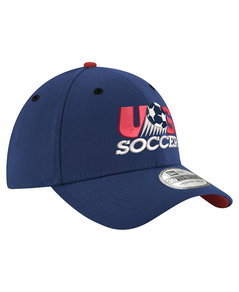 New Era Men's Navy Usmnt 1986 Retro 39THIRTY Flex Hat