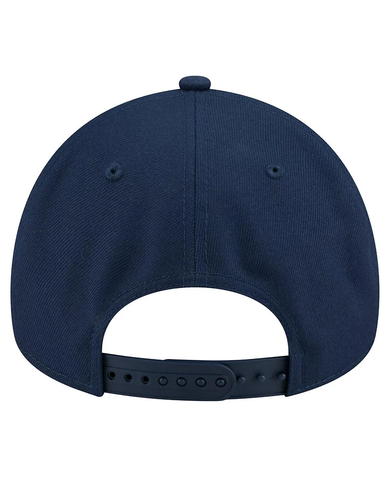 New Era Men's Navy Indiana Fever Core Logo A-Frame 9FORTY Adjustable Hat