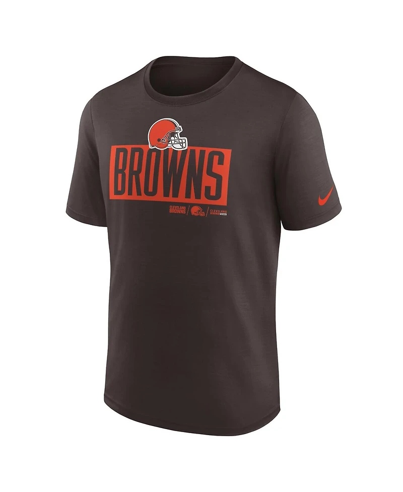 Nike Men's Brown Cleveland Browns Exceed Performance T-Shirt