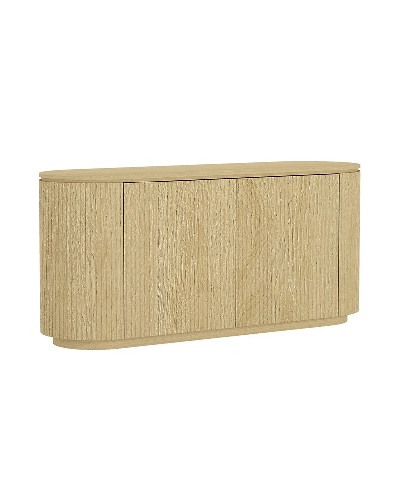 Manhattan Comfort Olivia 60" Modern 4-Shelf Sideboard