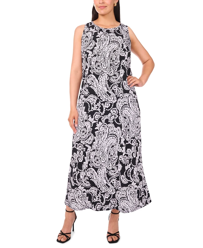 Msk Plus Sleeveless Jersey Maxi Dress
