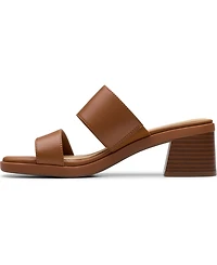 Clarks Collection Women's Jaylan Dusk Block Heel Sandals