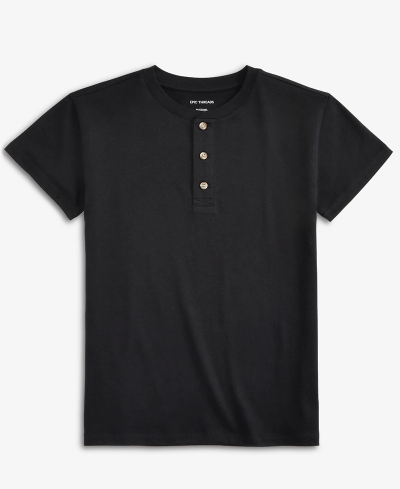 Epic Threads Little & Big Boys Henley T-Shirt, Exclusively at Macy's