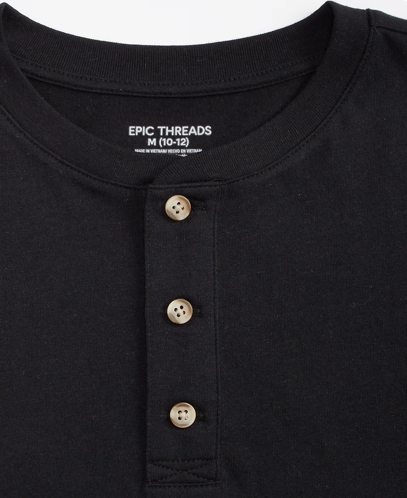 Epic Threads Little & Big Boys Henley T-Shirt, Exclusively at Macy's