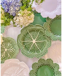 Bordallo Pinheiro Cabbage Salad Plates, Set of 4