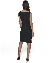 Karl Lagerfeld Paris Women's Sleeveless Sheath Dress
