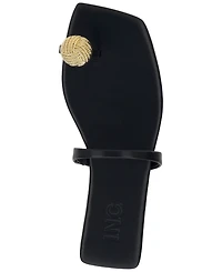 I.n.c. International Concepts Women's Yitta Embellished Flat Sandals, Exclusively at Macy's