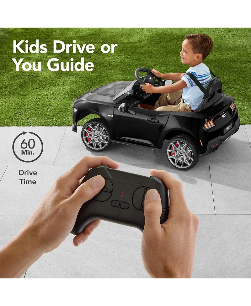 Best Choice Products Kids 12V Electric Ride-On Car Officially Licensed Ford Mustang w/ Remote, Led Lights