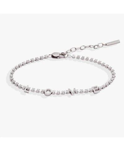 Alex and Ani Love Tennis Bracelet